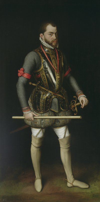 Felipe II (1527-98) de España de Anthonis van Dashorst Mor
