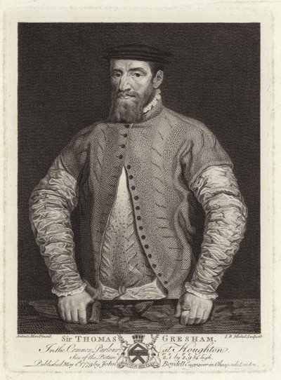 Retrato de Sir Thomas Gresham de Anthonis van Dashorst Mor