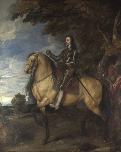 Retrato Ecuestre de Carlos I, ca 1638 de Anthony van Dyck