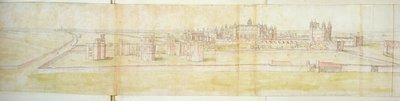 Palacio de Hampton Court desde el norte, c.1544 de Anthonis van den Wyngaerde