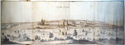 Vista panorámica de Bruselas de Anthonis van den Wyngaerde