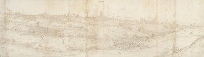 Vista Panorámica de Segovia desde el Este, c1560-1570 de Anthonis van den Wyngaerde
