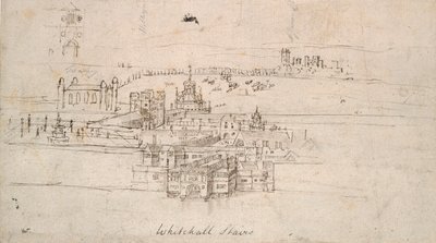 La Torre de Londres, c. 1550-1560 de Anthonis van den Wyngaerde