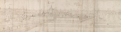 Vista del Palacio de Cantecroy cerca de Amberes y el campo circundante, 1557-58 de Anthonis van den Wyngaerde