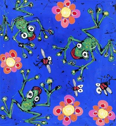 Papel tapiz de rana, 2008 de Anthony Breslin