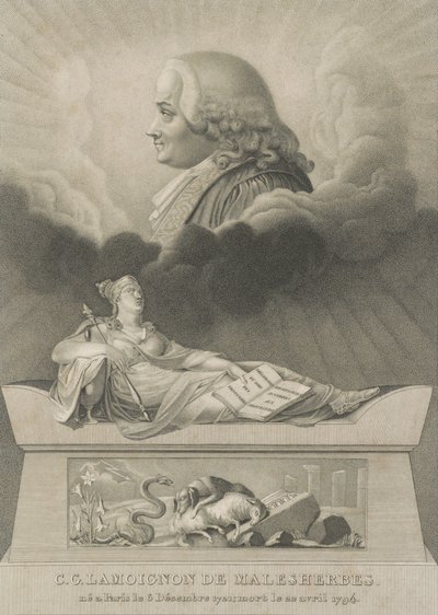 Chrétien Guillaume de Lamoignon de Malesherbes, 1798 de Anthony Cardon
