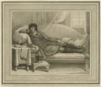 Tadeusz Kosciuszko 1746-1817, 1798 de Anthony Cardon