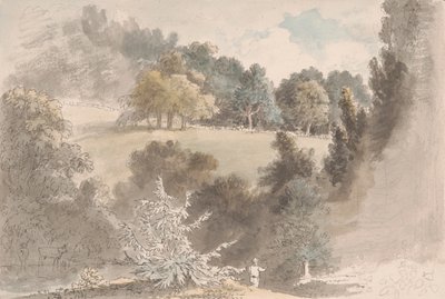 Paisaje con árboles de Anthony Devis