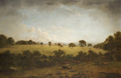 Tabley: El Parque con una Vista Lejana de la Casa de Anthony Devis