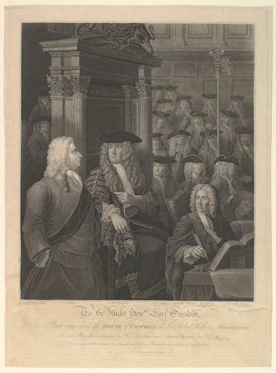 Cámara de los Comunes - Administración de Sir Robert Walpole, 1 de noviembre de 1803 de Anthony Fogg