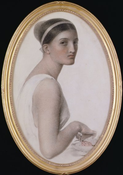 Una cabeza ideal de Anthony Frederick Augustus Sandys