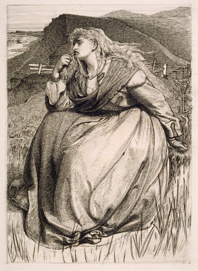Diseño para "If", 1866 de Anthony Frederick Augustus Sandys