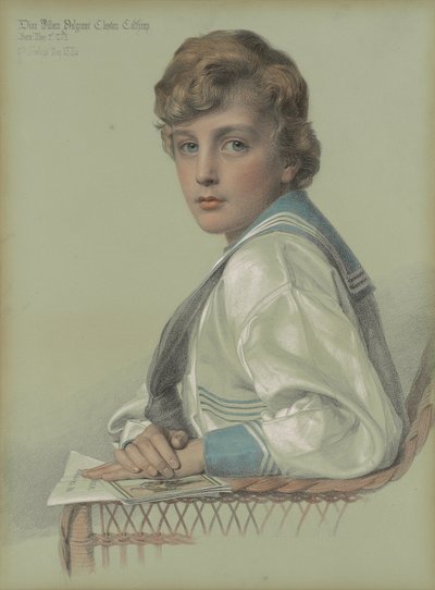 Dion William Palgrave Clayton Calthrop, de ocho años. de Anthony Frederick Augustus Sandys