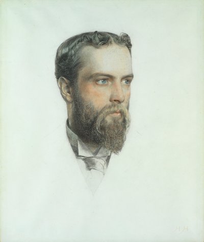 Cabeza de un hombre, 1904 de Anthony Frederick Augustus Sandys