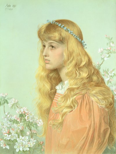 Retrato de la Srta. Adele Donaldson, 1897 de Anthony Frederick Augustus Sandys