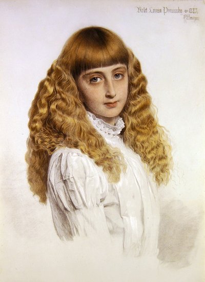 Retrato de Violet Louisa Ponsonby de Anthony Frederick Augustus Sandys