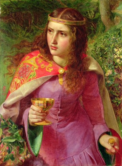 Reina Leonor, esposa del rey Enrique II de Anthony Frederick Augustus Sandys