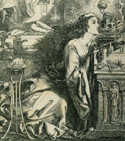 Rosamunda, Reina de los Lombardos de Anthony Frederick Augustus Sandys