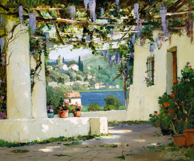 Patio mediterráneo de Anthony Thieme