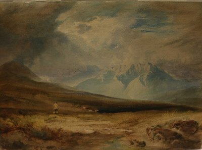 Un páramo, fecha desconocida (acuarela sobre papel) de Anthony Vandyke Copley Fielding