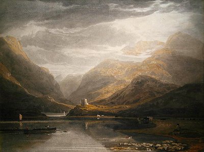 Castillo de Dolbadern de Anthony Vandyke Copley Fielding