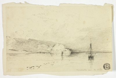 Dunbarton desde el oeste de Anthony Vandyke Copley Fielding