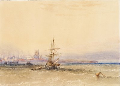Mañana, Hartlepool de Anthony Vandyke Copley Fielding