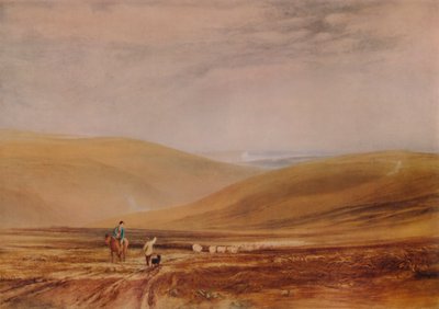Las colinas cerca de Beachy Head, 1844, 1935 de Anthony Vandyke Copley Fielding