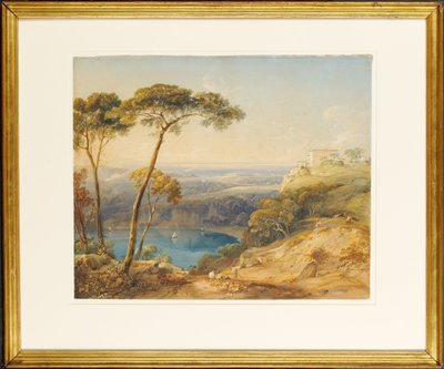 El Lago de Nemi de Anthony Vandyke Copley Fielding