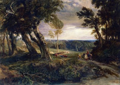 Bosque de Tilgate cerca de Bolney, Sussex de Anthony Vandyke Copley Fielding
