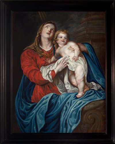 Anónimo. Virgen con el Niño. Siglo XVIII. de Anthony van (after) Dyck