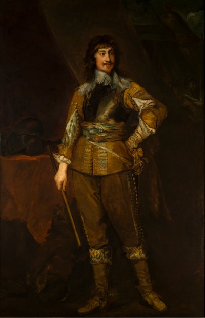 Retrato de Mountjoy Blount, c.1er Conde de Newport (1597-1666), c.1619-41 (óleo sobre lienzo) de Anthony van (after) Dyck