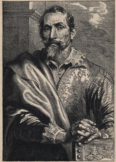 Retrato de Synders (Franciscus Snyders) (Frans Snyders o Snijders) 1579-1657 por Anthony van Dyck de Anthony van (after) Dyck