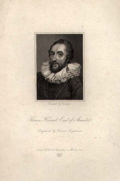 Thomas Howard, Conde de Arundel (1585-1646), grabado por Francis Engleheart de Anthony van (after) Dyck