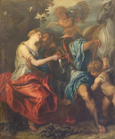 Marte y Venus de Anthony van (school of) Dyck