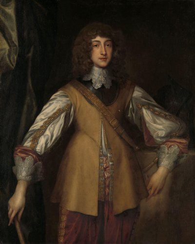 Retrato de Rupert (1619-1682), Príncipe-Palatino del Rin, en traje de combate de Anthony van Dyck (copy after)