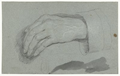 Mano izquierda y manguito de Anthony van Dyck (possibly)