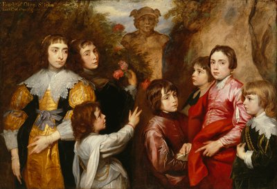 Un grupo familiar, 1634-35 de Anthony van Dyck