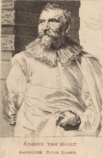 Adam van Noort, probablemente 1626-1641 de Anthony van Dyck