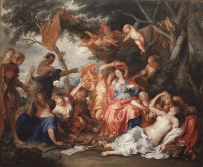 Amarillys y Mirtillo, c.1631-32 de Anthony van Dyck