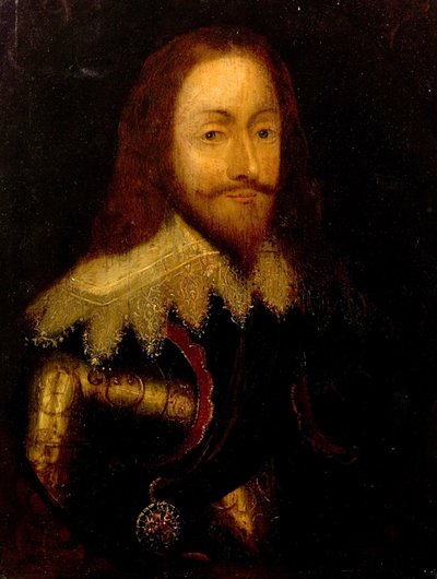 Carlos I, en armadura con la Orden del Cardo de Anthony van Dyck