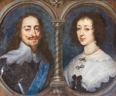 Carlos I de Inglaterra y Enriqueta de Francia (pintura) de Anthony van Dyck