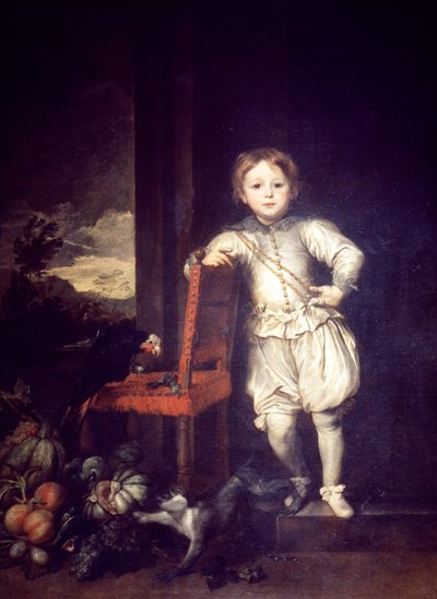 Niño vestido de blanco, de Anthony van Dyck (1599-1641) de Anthony van Dyck