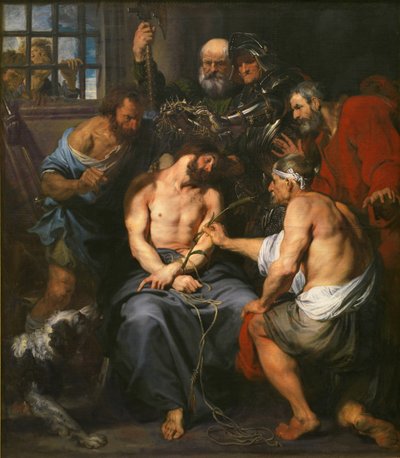 Cristo coronado de espinas de Anthony van Dyck