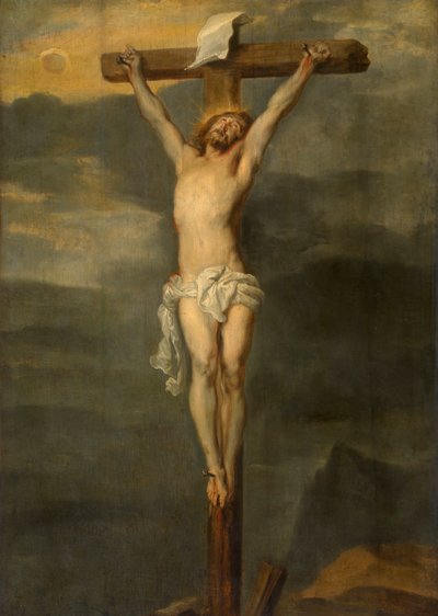 Cristo en la Cruz (óleo sobre tabla) de Anthony van Dyck