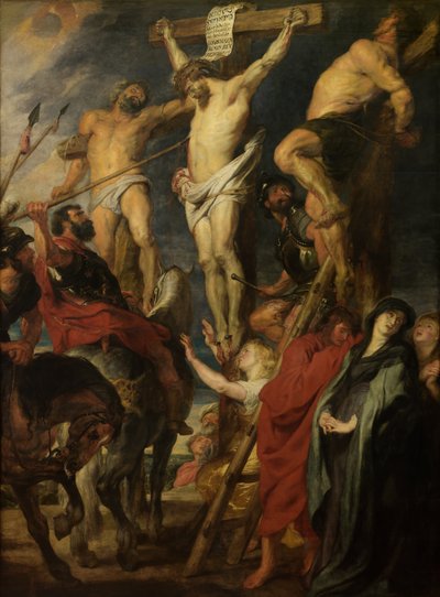 Cristo en la Cruz, "Le coup de lance de Anthony van Dyck