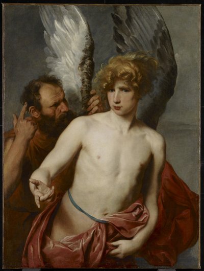Dédalo e Ícaro de Anthony van Dyck