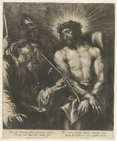 La burla de Cristo ecce-homo de Anthony van Dyck