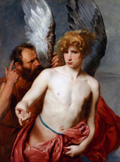 Pintura ""Dedale e Ícaro"" de Sir Anthony van Dyck (1599-1641) 1615-1620 Galería de Arte de Ontario, Toronto de Anthony van Dyck
