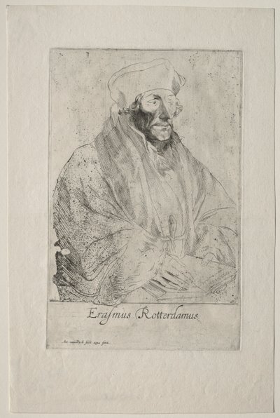 Desiderio Erasmo de Rotterdam de Anthony van Dyck